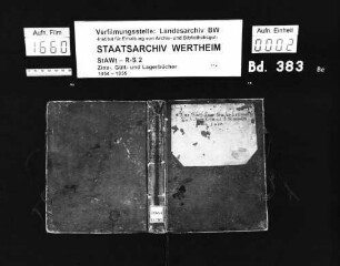Zinsbuch über Ober- und Unterleinach, renoviert 1680