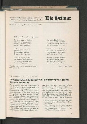 Ahnen des ewigen Tages