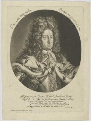 Bildnis des Fridericus Tertius March. Brandenb. Boruss.