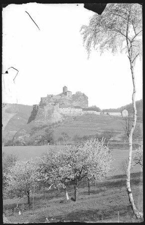 Aussig. Burgruine Schreckenstein (Ersterwähnung 1319, Umbau um 1570)