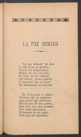 La paz armada