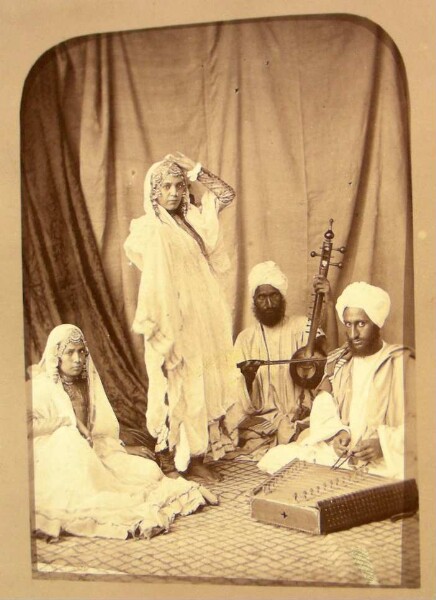 Dancers and musicians from Kashmir, Punjab