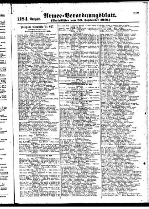 1183.Ausgabe. Samstag, 30. September 1916