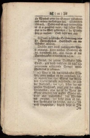 II. Pauli tröstliche Erläuterung dieser fürtreflichen Botschaft an die Sünder anhören.