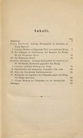 Ludwig III. Kurfürst von der Pfalz und das Reich : 1410 - 1427 ; ein Beitrag zur deutschen Reichsgeschichte unter König Sigmund