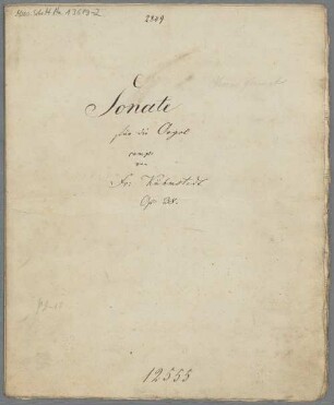 Sonatas; C; org; op. 38 - BSB Mus.Schott.Ha 13619-2