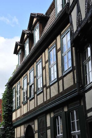 Quedlinburg - Historisches Fachwerkhaus : Historisches Fachwerkhaus in der Gasse Hölle, Aufgenommen am 15. Juli 2012 in Quedlinburg