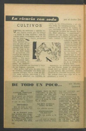 Cultivos : La ciencia con soda