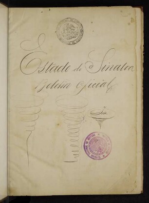 T. 1.1873: Boletín oficial del Estado de Sinaloa