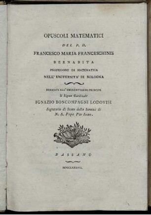 Opuscoli Matematici