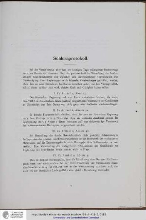 Schlussprotokoll