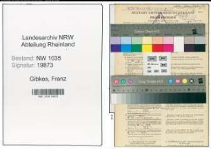 Entnazifizierung Franz Gibkes , geb. 15.10.1898 (Techischer Beamter)
