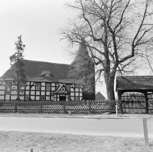 Fachwerkkirche in Bluno : Tykowana cyrkej w Blunju : Bluno / Bluń