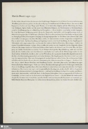 Martin Bucer 1491-1551