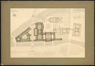 Wettbewerb Museumsinsel, Berlin: Grundriss 2. Hauptgeschoss 1:500