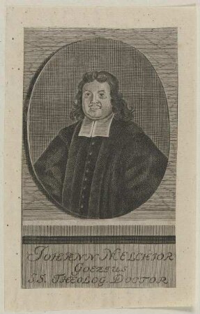 Bildnis des Johann Melchior Goeze
