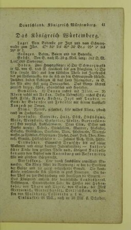 Das Koenigreich Wuertemberg