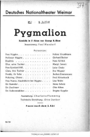 Pygmalion