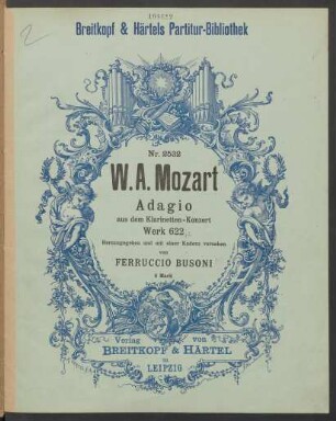 Adagio aus dem Klarinetten-Konzert
