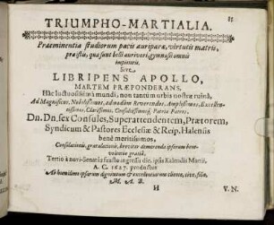 Triumpho Martialia