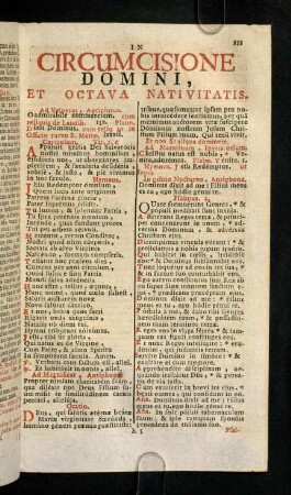 153-168, In Circumcisione Domini, et Octava Nativitatis