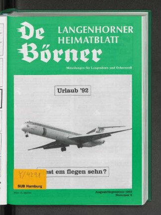 August/September 1992, Nummer 8