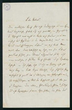 Brief vom 11. Febr. 1868