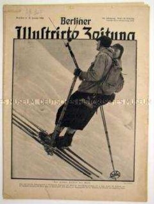 Wochenzeitschrift "Berliner Illustrirte Zeitung" u.a. zur Ausbildung deutscher Flieger und Kriegsberichterstatter der Luftwaffe