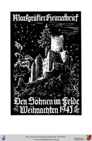 [2]: Markgräfler Heimatbrief: Den Söhnen im Felde : Weihnachten 1943
