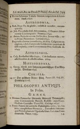 Philosophi Antiqui.