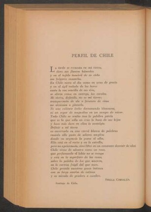 Perfil de Chile