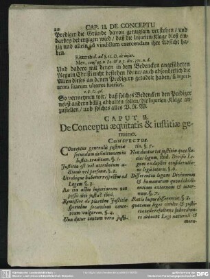 Caput II. De Conceptu aequitatis & iustitiae genuino