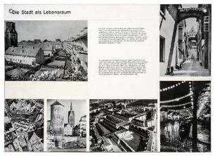 Nr. 8 Die Stadt als Lebensraum (Werkbundkiste Stadtplanung - Aufgabe unserer Zeit, Schautafel)