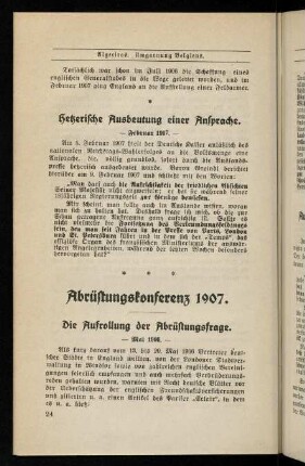 24-32, Abrüstungskonferenz 1907