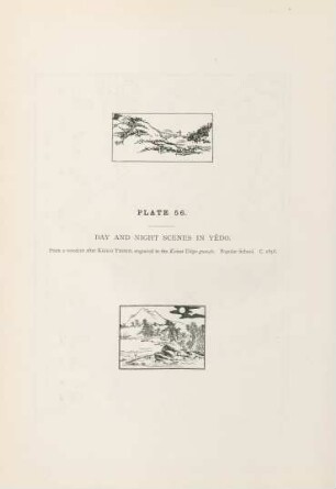 Plate 56. Day and night scenes in Yédo
