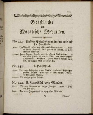 Geistliche und Moralische Medaillen