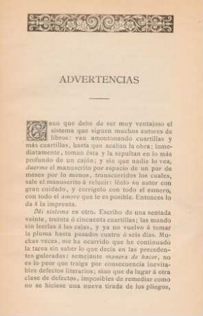 Advertencias