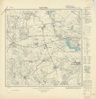 2333 (alte Nr.: 941) Groß Brütz, Meßtischblatt (4cm - Karte)