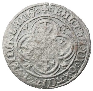 Fundmünze, Fürstengroschen (12 meißnische Pfennige), 1395 - 1405