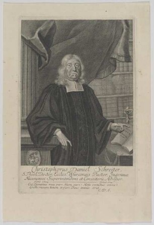 Bildnis des Christophorus Daniel Schreiter