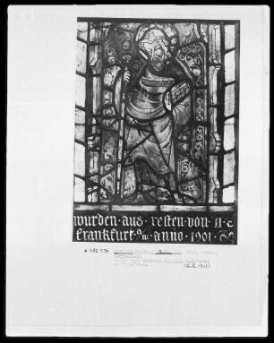 Nordöstliches Chorfenster — Der Apostel Jakobus Major