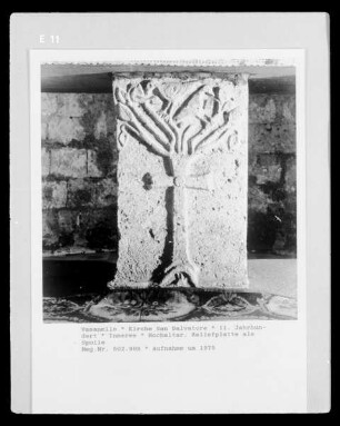 Spolie als Teil des Altars