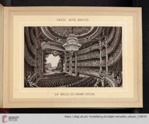 Paris, rive droite. La salle du Grand Opéra