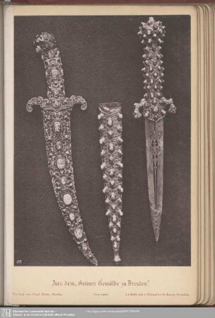 No. 30. Türkische Dolche und Scheiden. XVII. Jahrhdt.