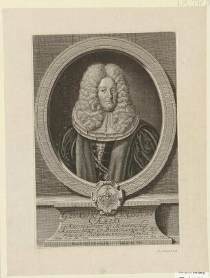 Georg Christof Kress, Duumvir; geb. 19. Januar 1654; gest. 9. Mai 1729