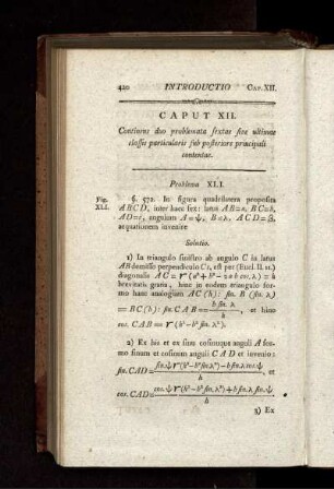 Caput XII. Continens duo problemata sextae sive ultimae classis particularis, sub posteriore principali contentae.