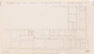 Auswärtiges Amt, Berlin-Mitte Umbau: Grundriss 1. Obergeschoss 1:50