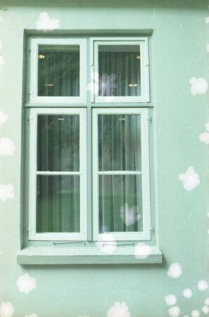 Hude 9: Detailaufnahme: Sprossenfenster