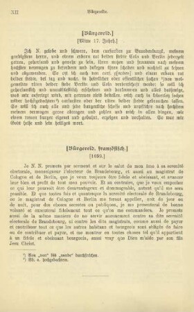 (Bürgereid). (Mitte 17. Jahrh.)