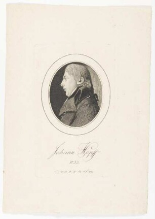 Bildnis des Johann Hopff